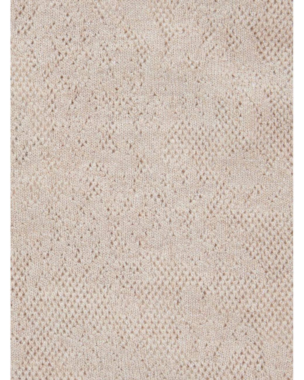 Brunello Cucinelli Natural Brunello Cucinelli Mg963B2Y09 Wool Blend Balaclava