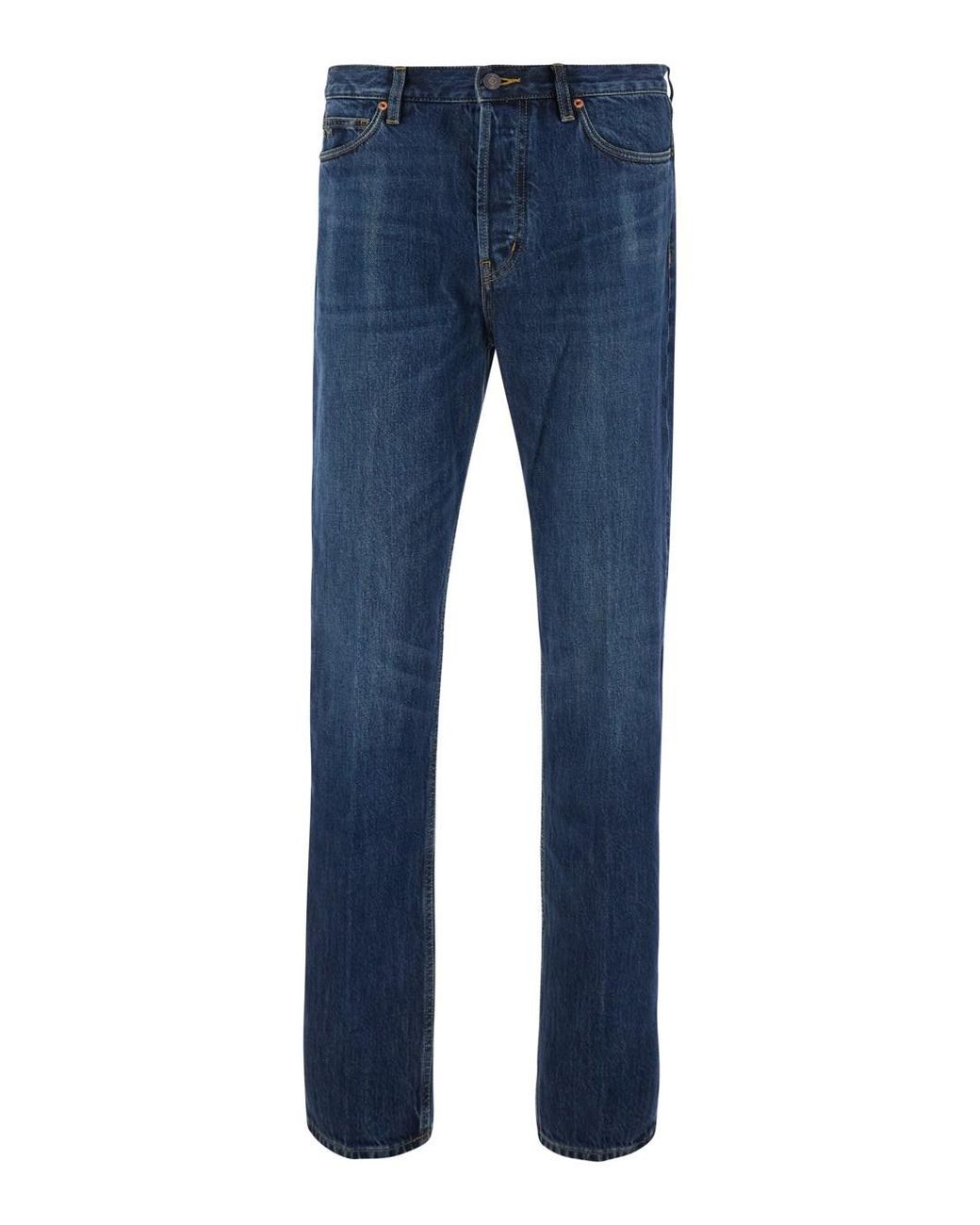 Emporio Armani Blue Slim Fit Jeans Cotton for men