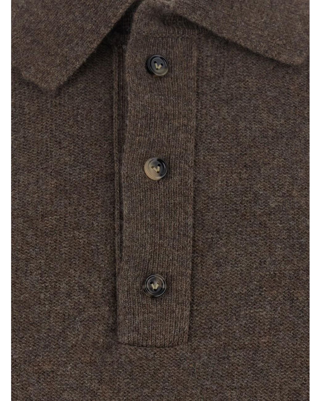 Bottega Veneta Gray Classic Wool Cashmere Knit Sweater for men