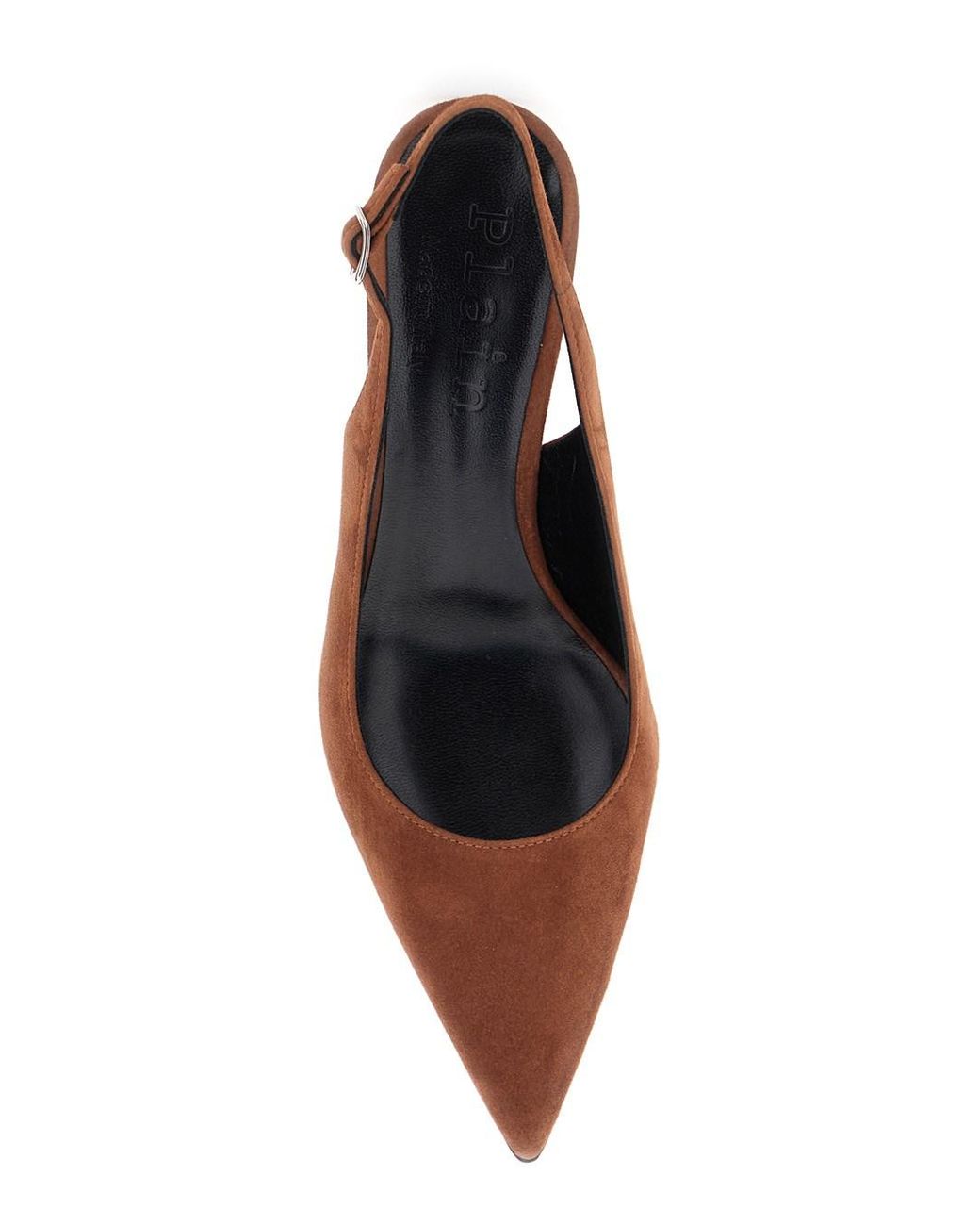 Le Plain Brown 'Luisa' Slingback Pumps With Low Heel