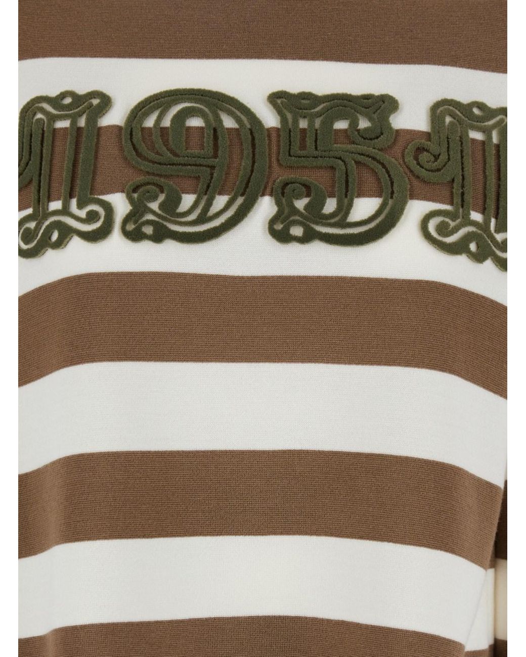 Max Mara Natural Stripes Crew Neck Sweater