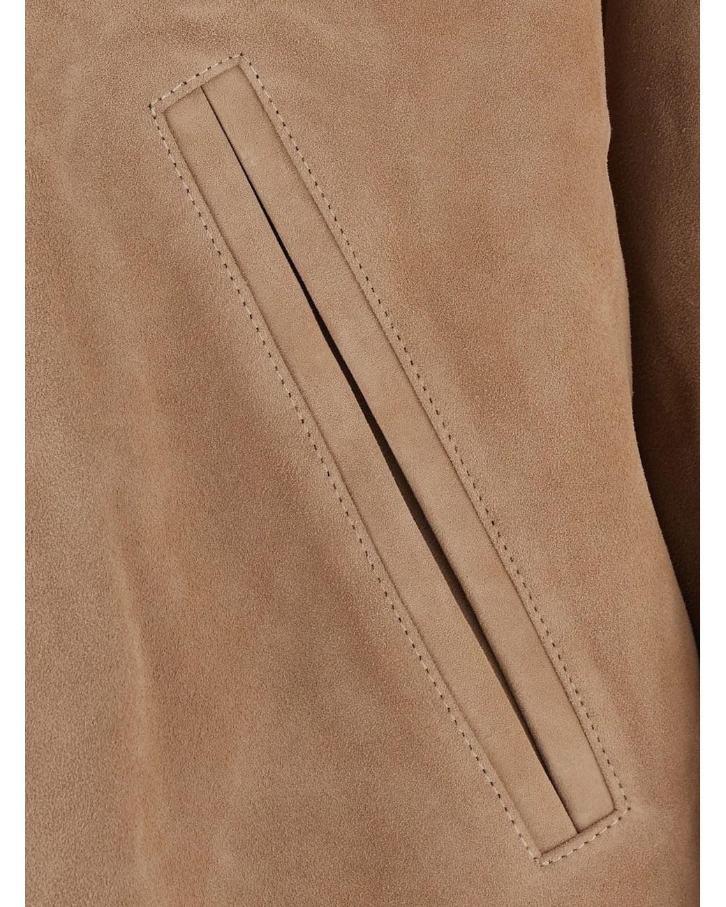 NN07 Natural Petrus Suede Jacket for men