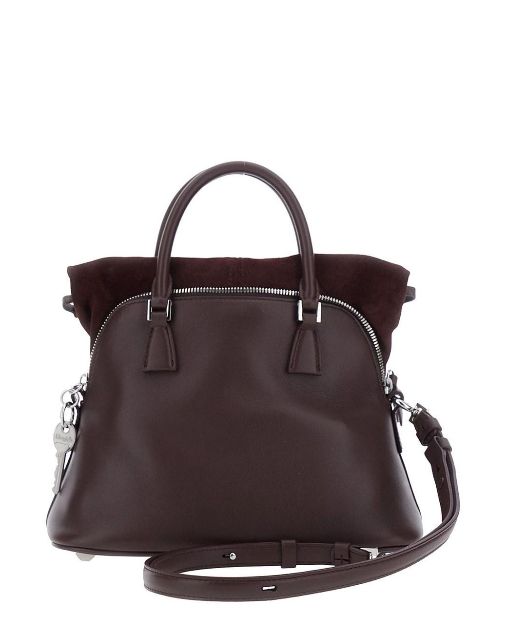 Maison Margiela Brown Handbag With Adjustable And Removable Shoulde