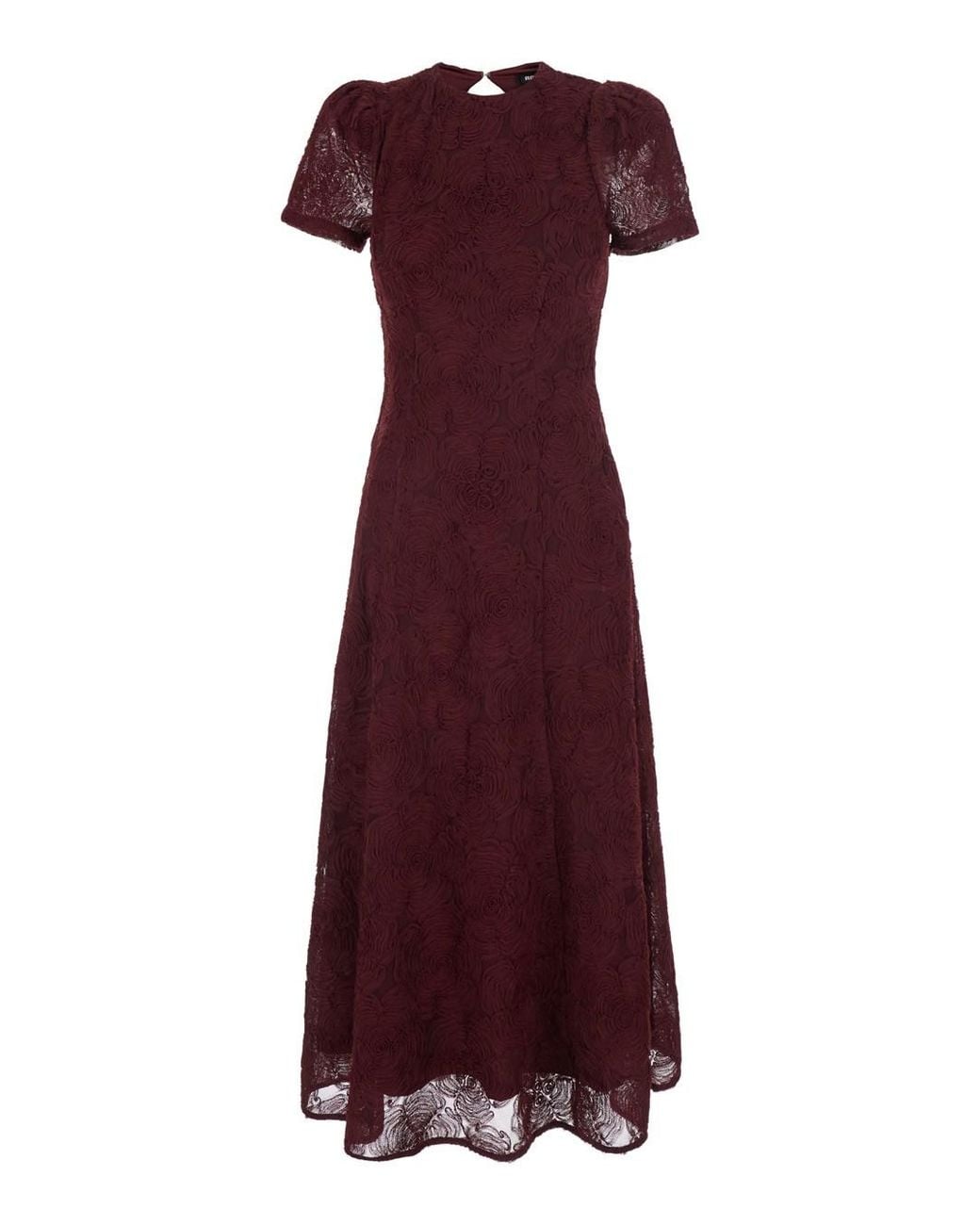 ROTATE BIRGER CHRISTENSEN Purple Long Dress Recycled Polyester