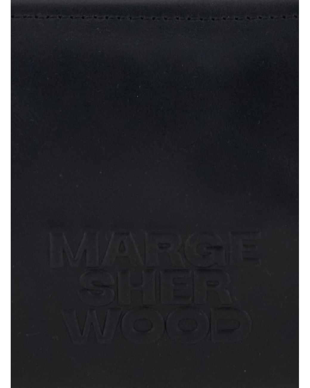 MARGE SHERWOOD Black 'Soft Boston Ew' Shoulder Bag With Two Top Handles