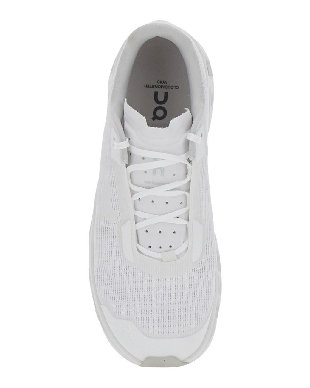 On Shoes White 'Cloudze' Sneakers With Logo The Side And Pull-Tab for men