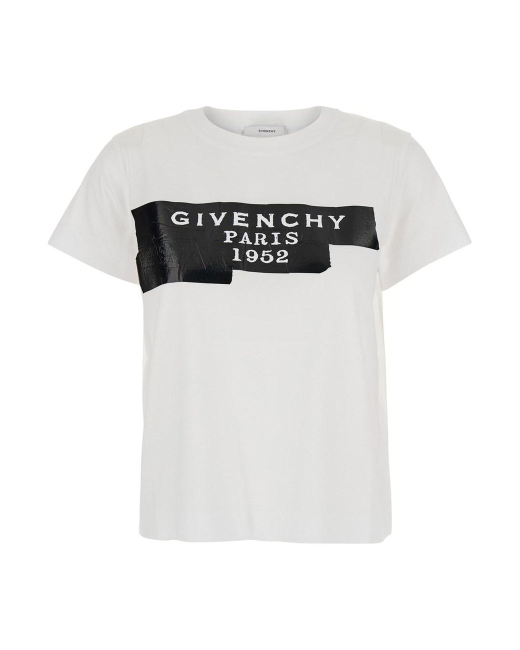 Givenchy White T-Shirt With Lettering Logo On The Front