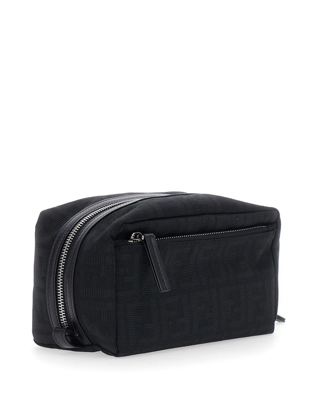 Fendi Black Clutch With Adjustable And Removable Shoulder Strap And Tw for men