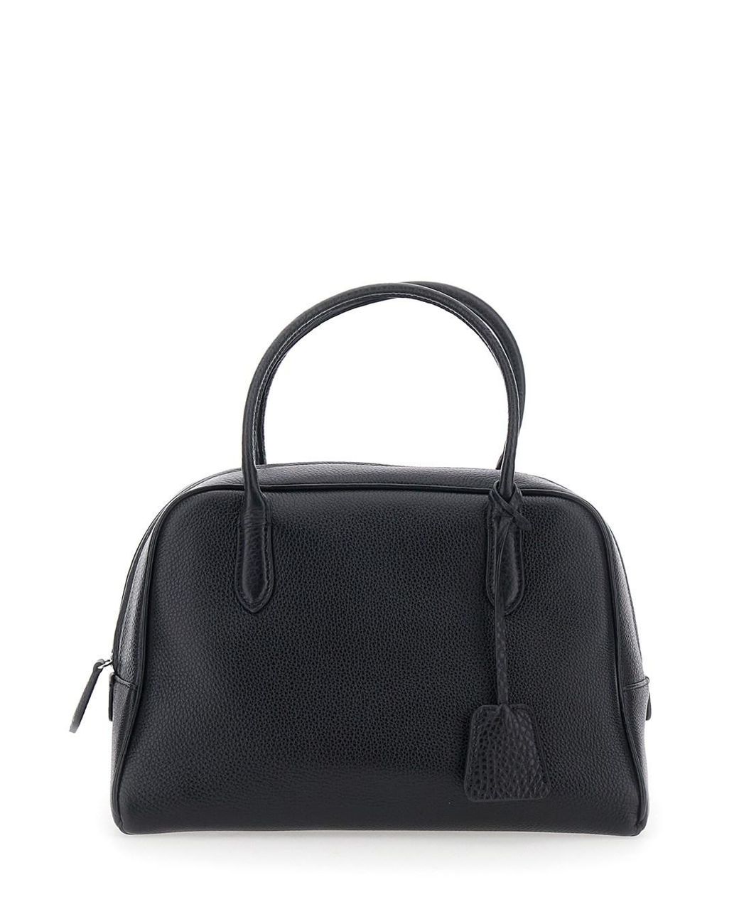 NOTHING WRITTEN Black 'Kate' Handbag With Two Top Handles
