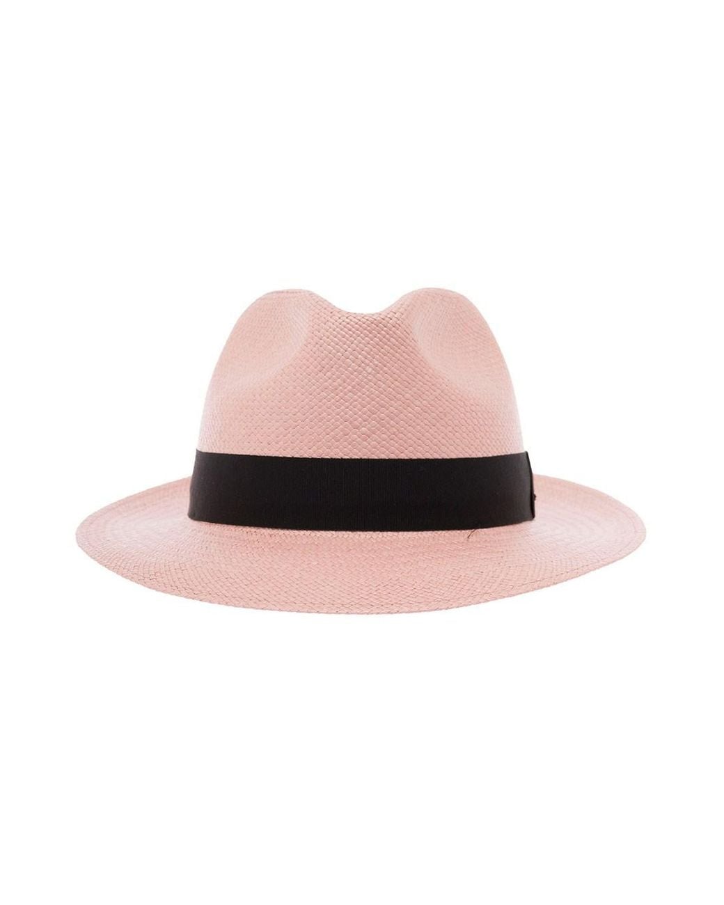 Saint Laurent Pink Petit Waikiki Panama Hat for men