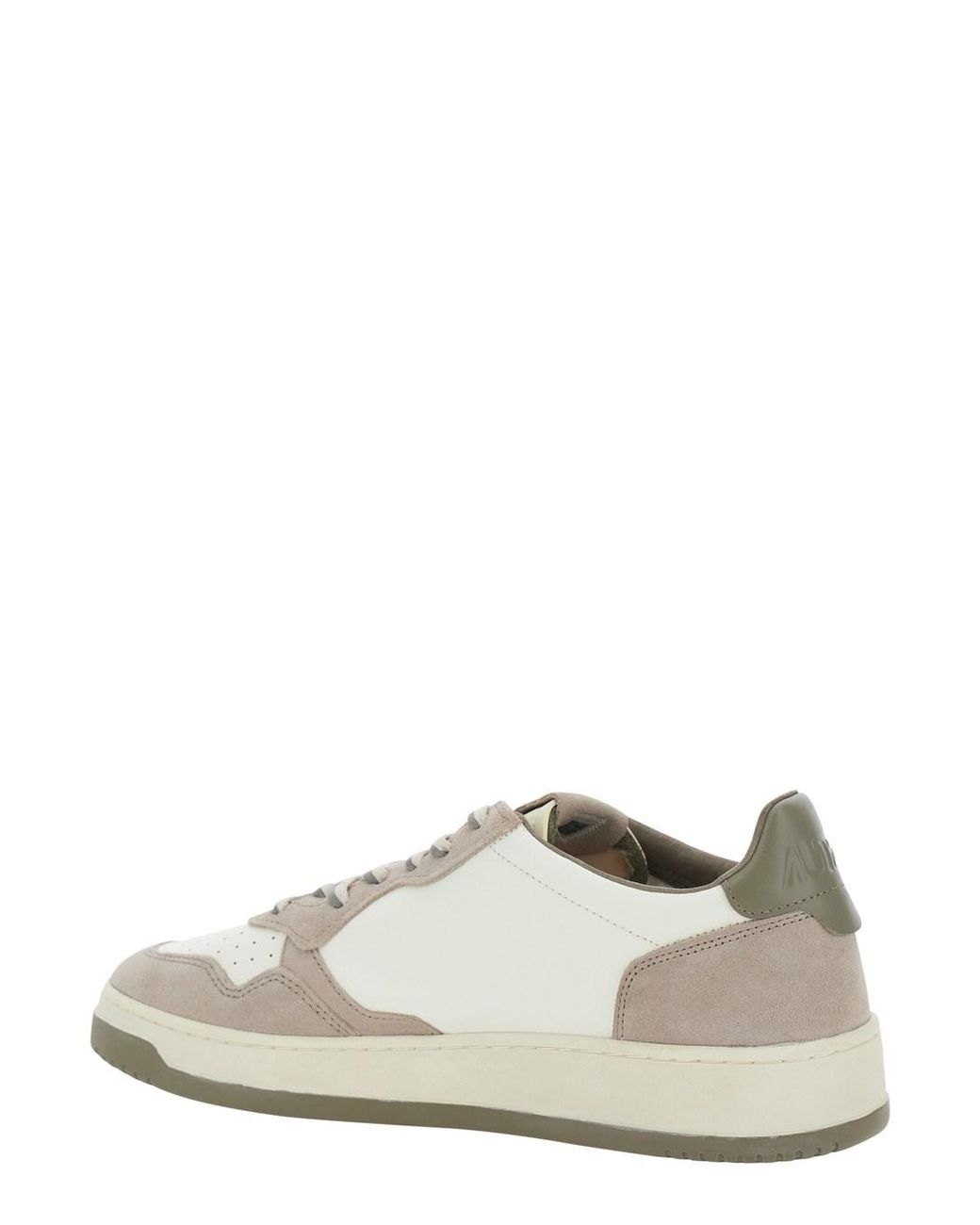 Autry White Sneakers Medalist Suede Trainers for men