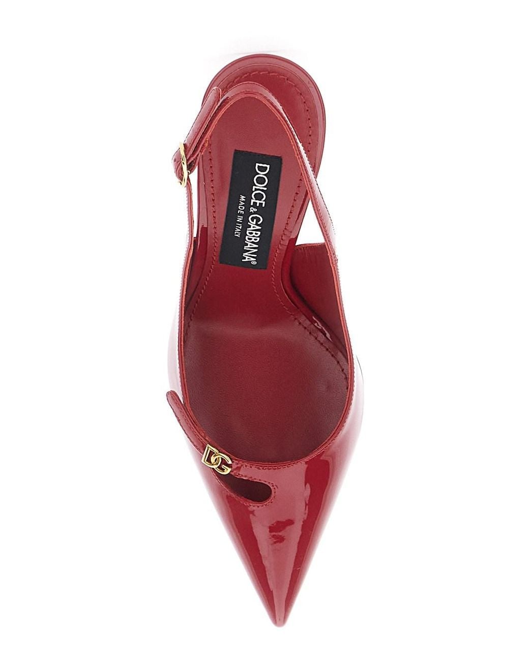 Dolce & Gabbana Red 90 Heel Slingback