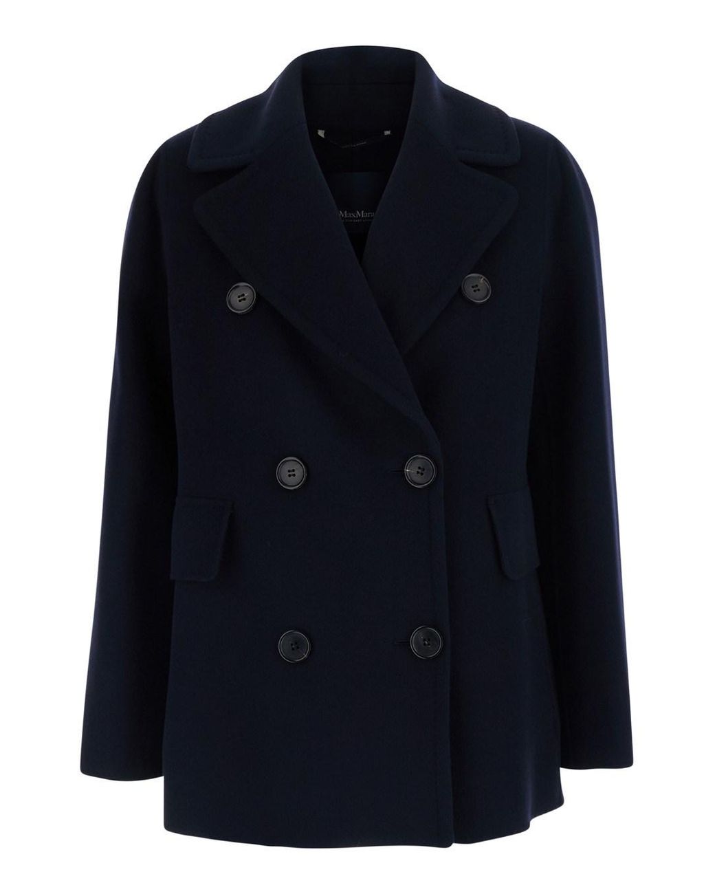 Max Mara Blue Wool Coat Camilla