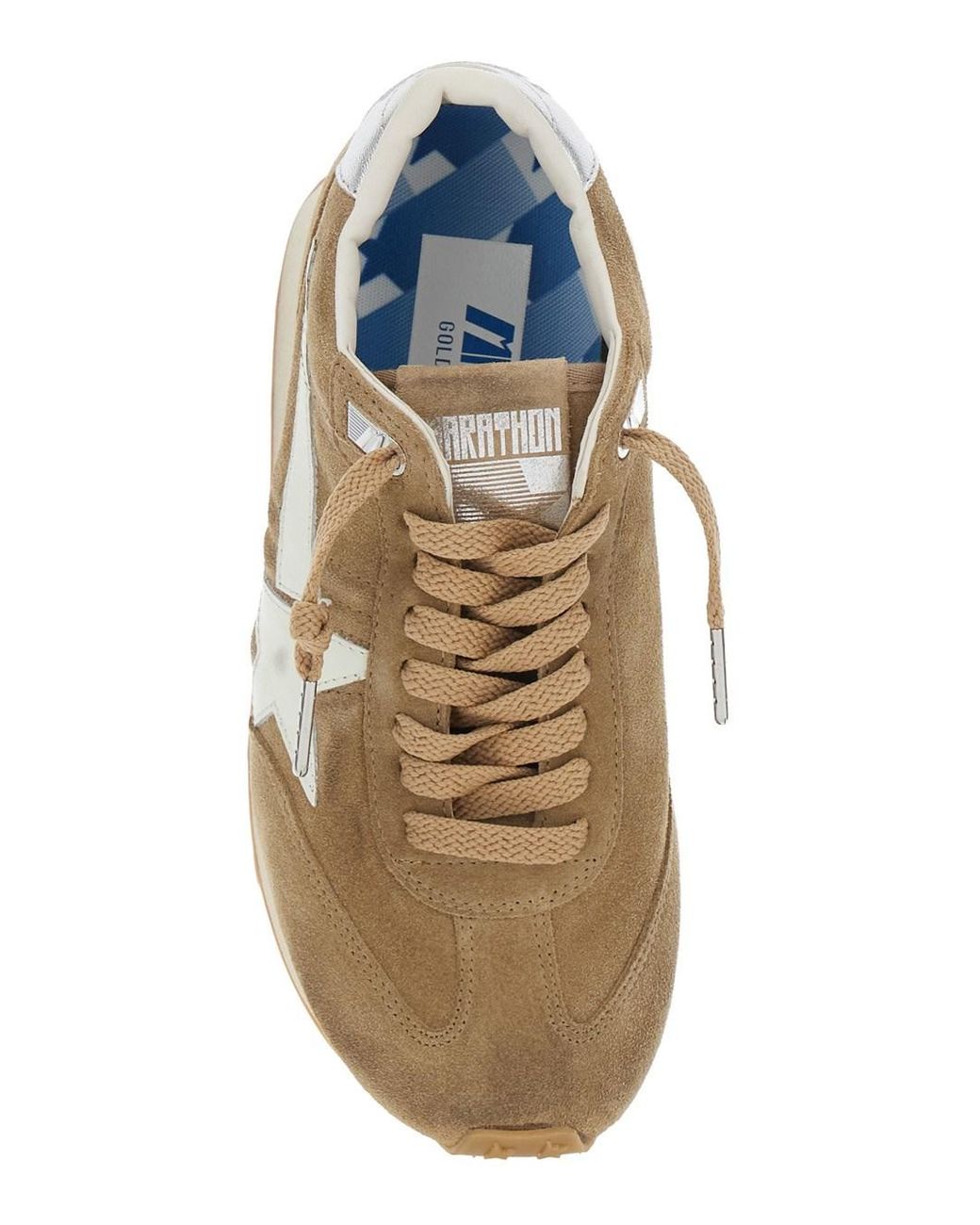 Golden Goose Deluxe Brand Multicolor Running Marathon' Sneakers With Star Patch On The Side