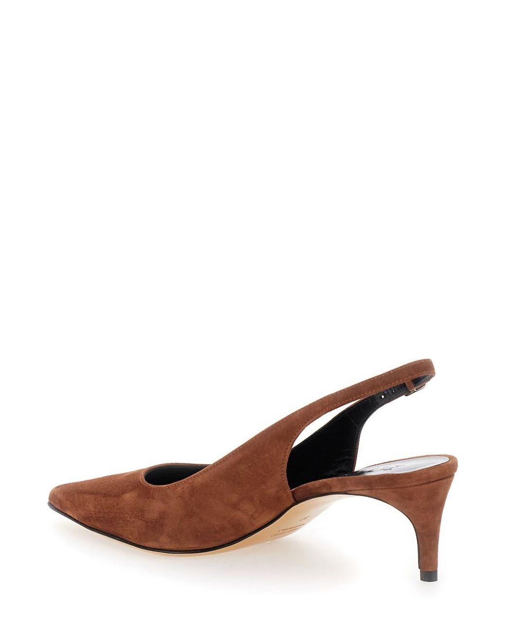 Le Plain Brown 'Luisa' Slingback Pumps With Low Heel