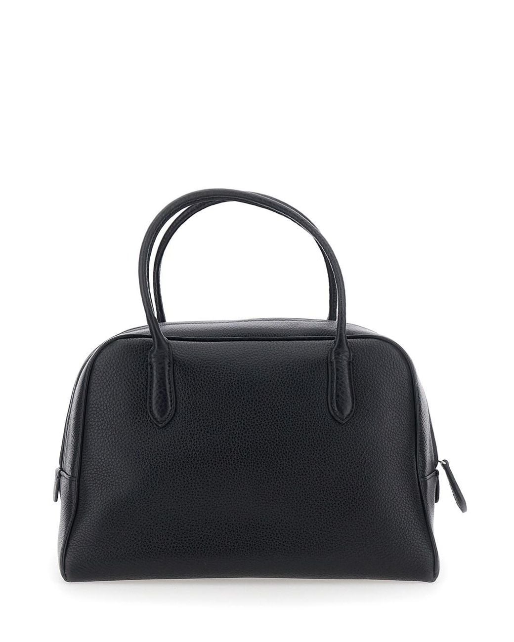 NOTHING WRITTEN Black 'Kate' Handbag With Two Top Handles