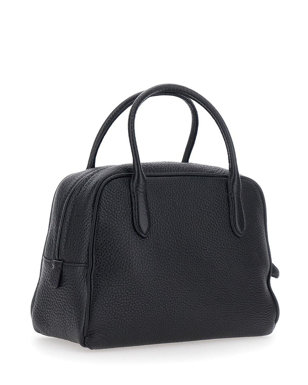 NOTHING WRITTEN Black 'Kate' Mini Handbag With Two Top Handles
