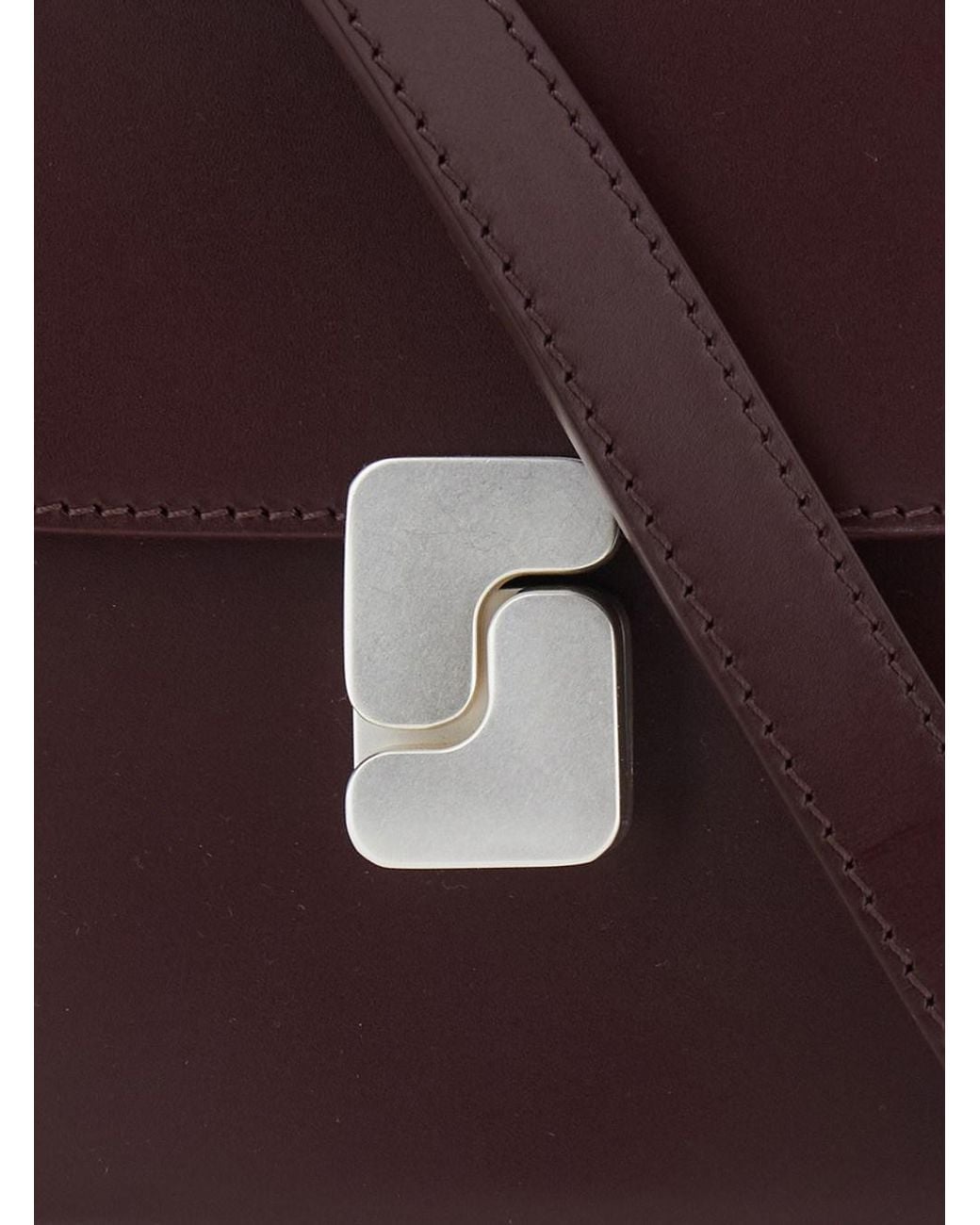 Soeur Purple 'Bellissima' Mini Crossbody Bag With Adjustable And Rem