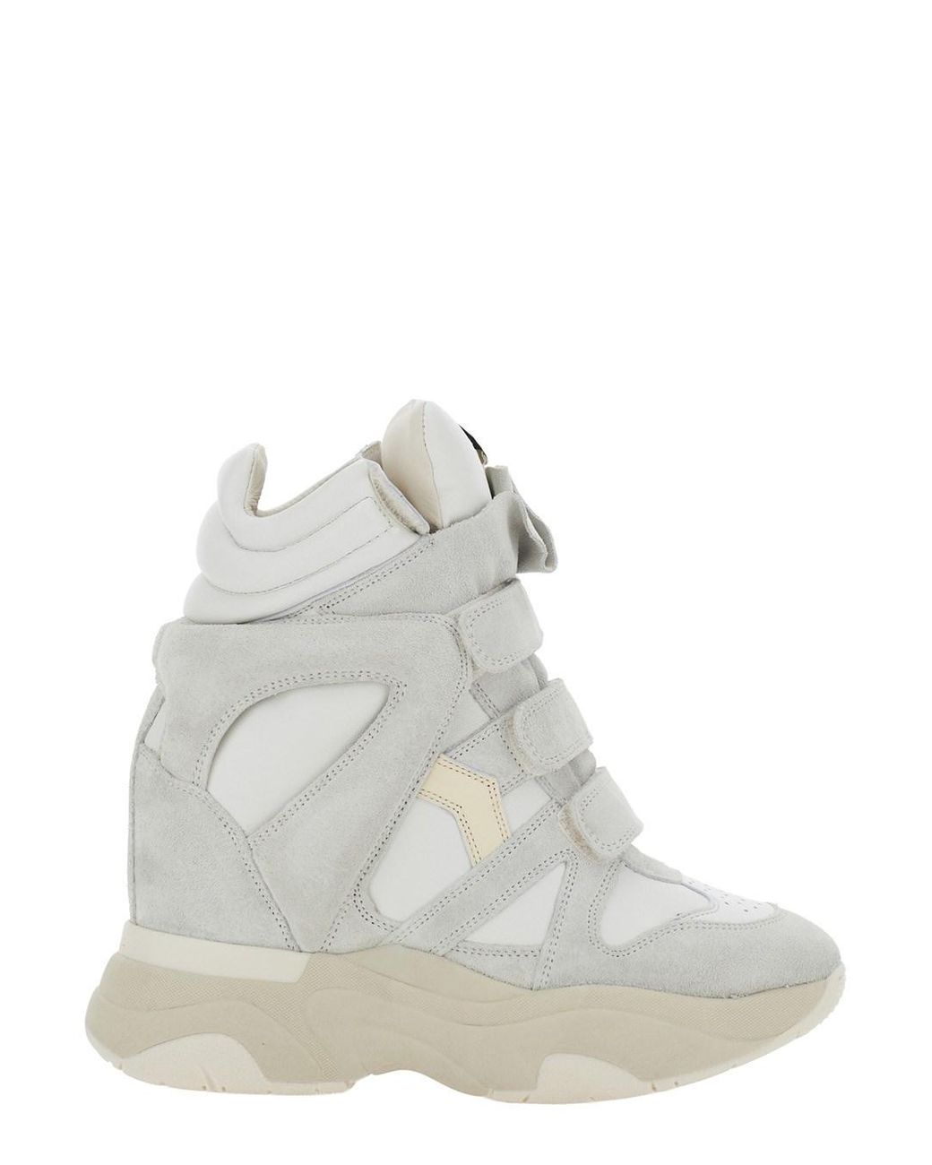 Isabel Marant White Sneakers Balskee-Gz Tech Fabric Trainers