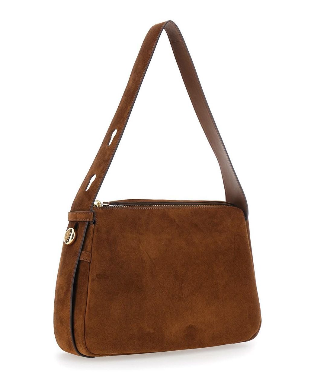 Borsa A Spalla 'Romy' Contracolla Regolabile di Tory Burch in Brown