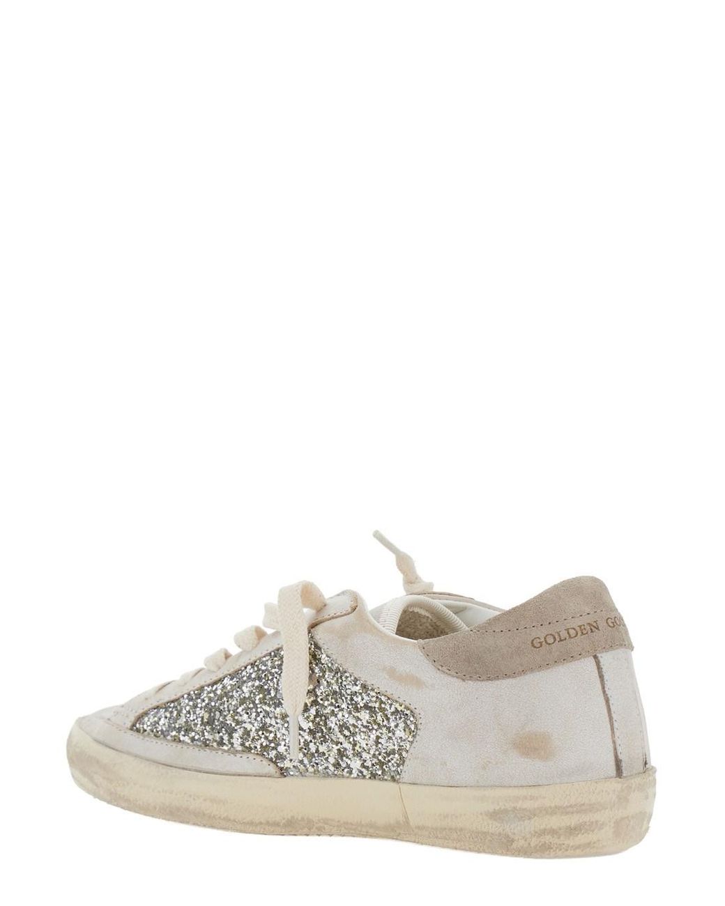 Golden Goose Deluxe Brand White Low Top Sneakers Suede Trainers