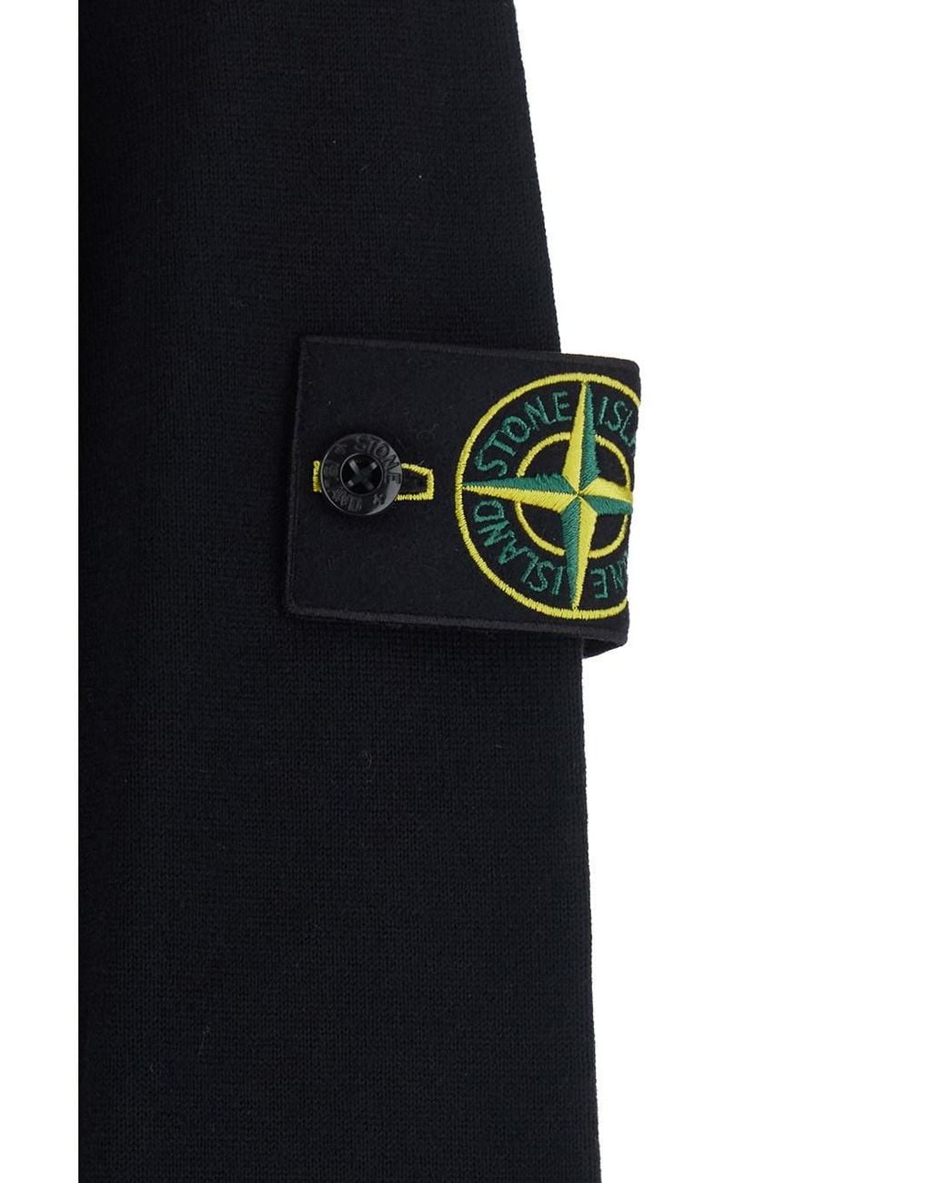 Stone Island Blue Sweater, Wool Tops for men