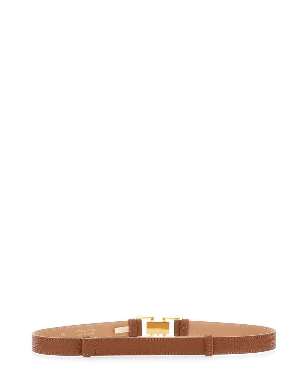 Elisabetta Franchi White Belt Eco Leather