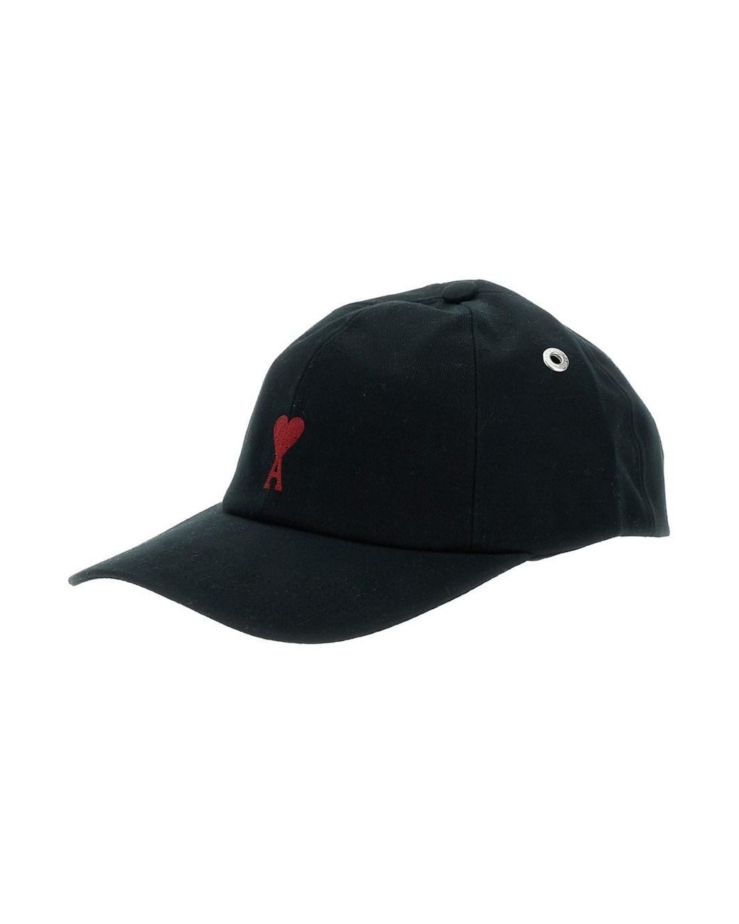 AMI Black Baseball Cap With Adc Logo Embroidery On The Front for men