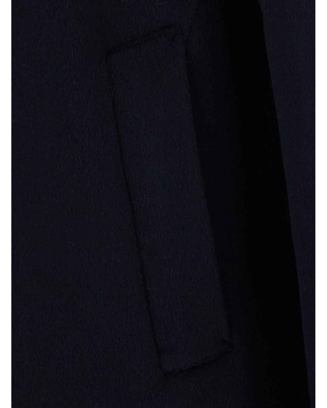 Low Brand Blue Shirt Collar Coat With Pockets for men