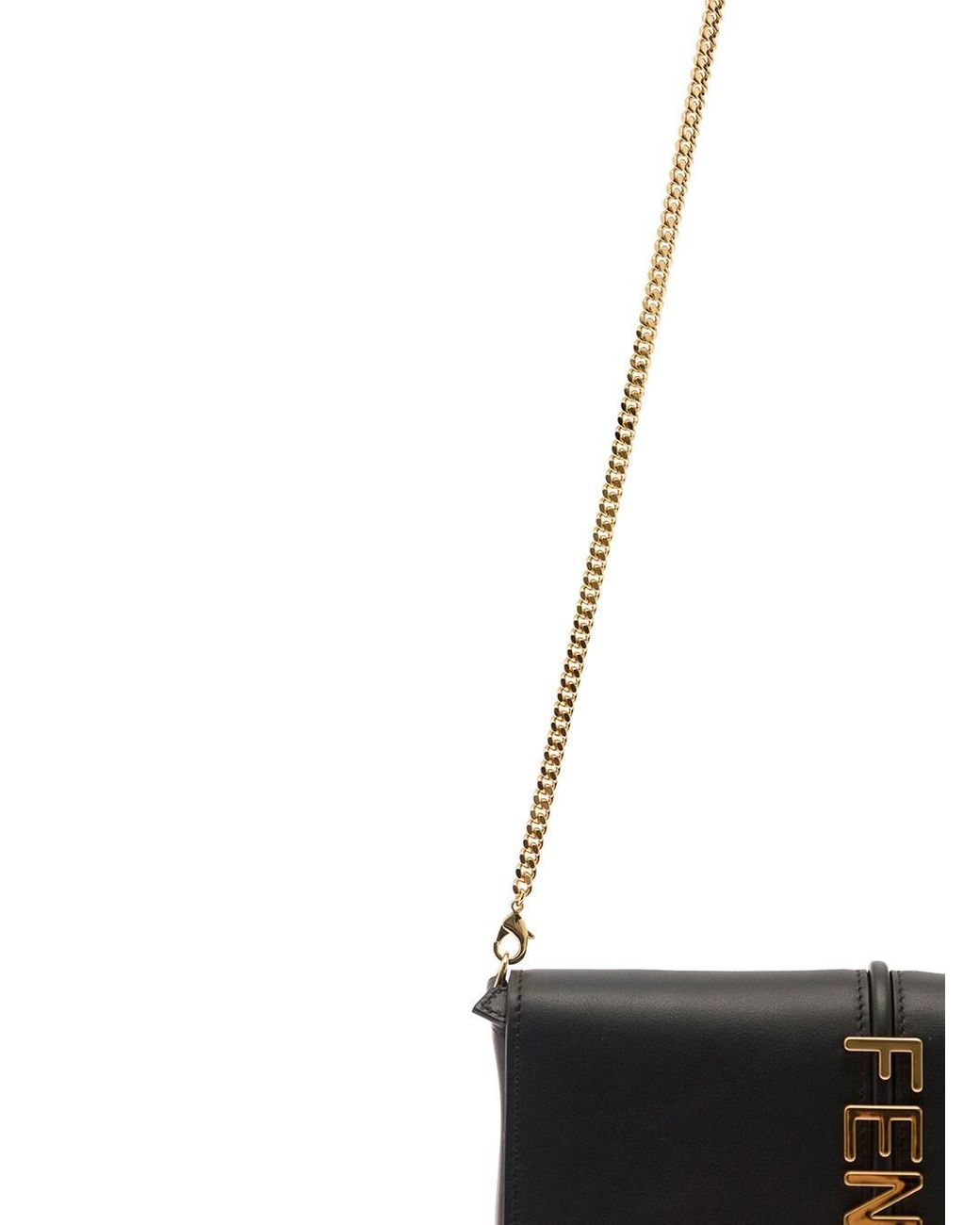 Fendi Wallet On Chain in Black | Lyst