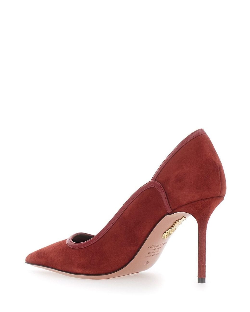 Aquazzura Red Pumps With 85 Heel