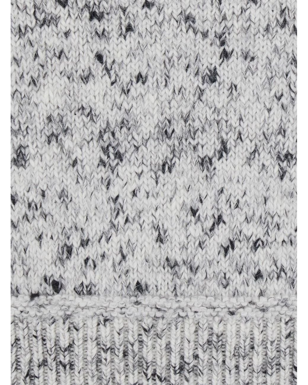 Isabel Marant Gray Marant Étoile Speckled Knit Sweater