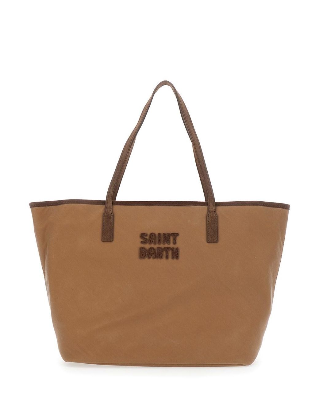 Mc2 Saint Barth Brown City Bag Wax Bag