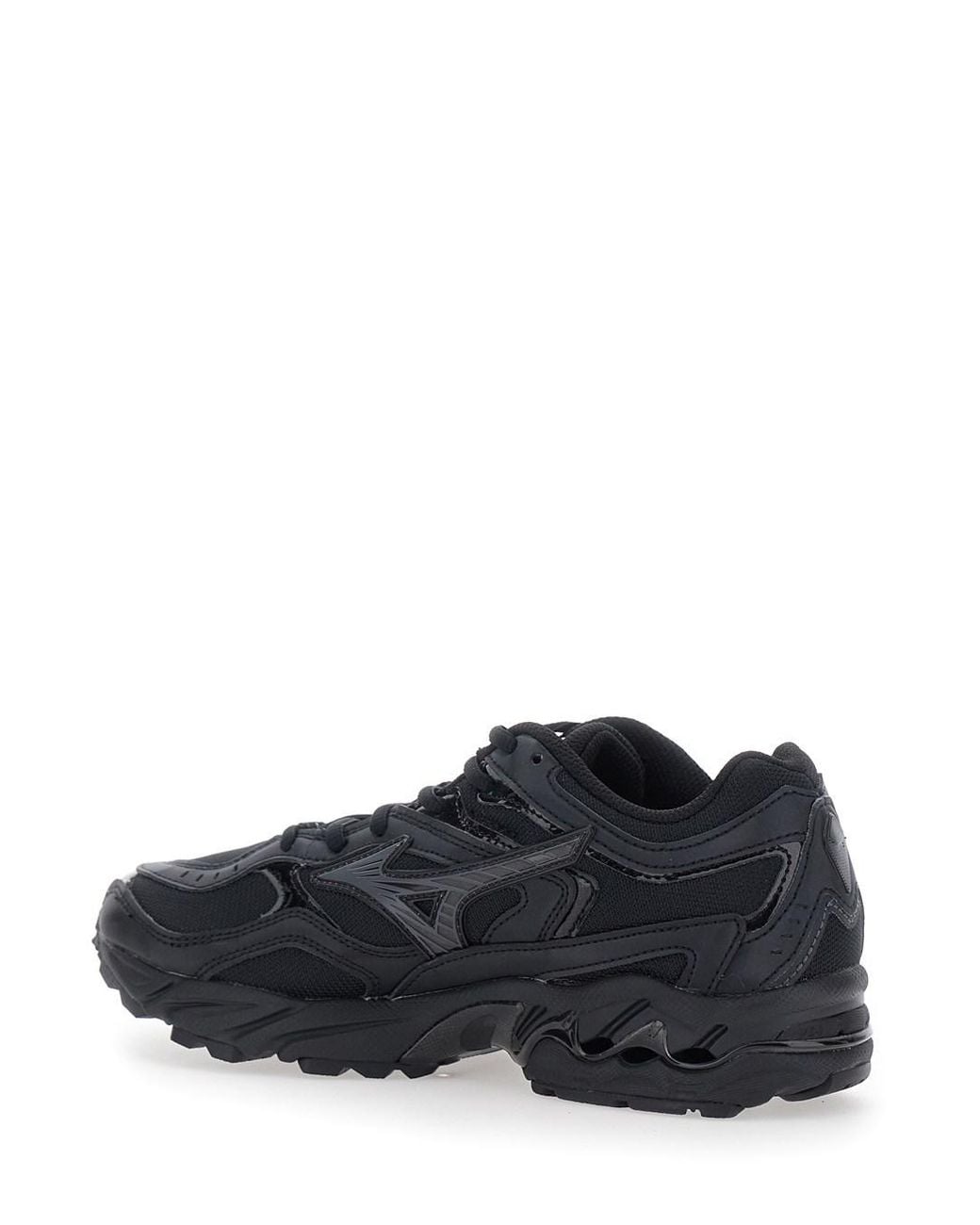 Mizuno Blue Wave Mustang Ls Shoes With Rubber Sole And Tech Fabric Up