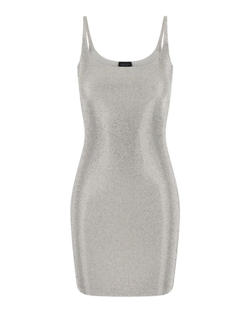 Gucci Gray Look71 Mini Dress
