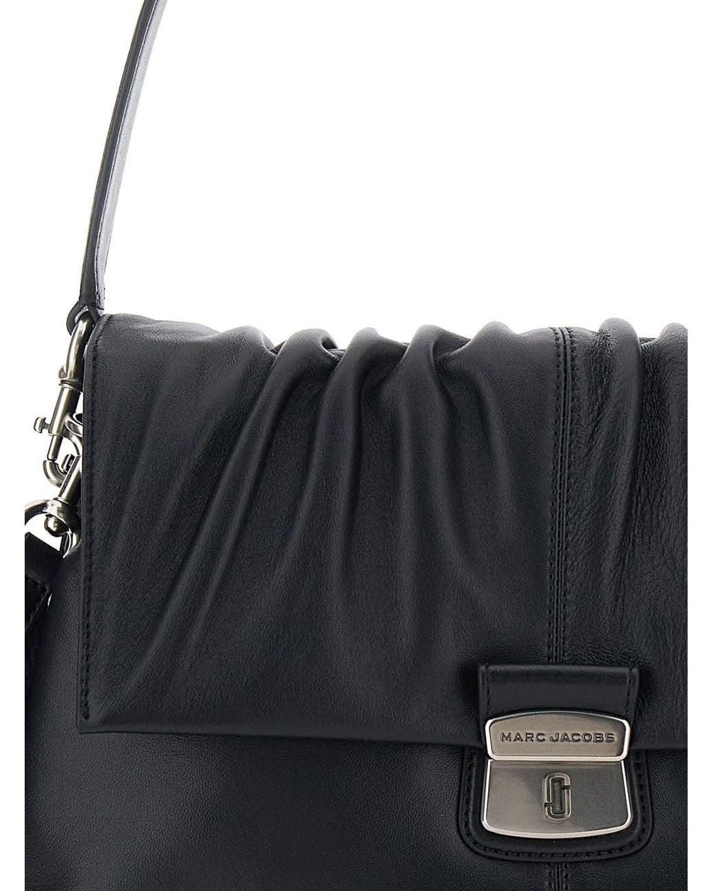 Marc Jacobs Black Shoulder Bag The Messenger Leather