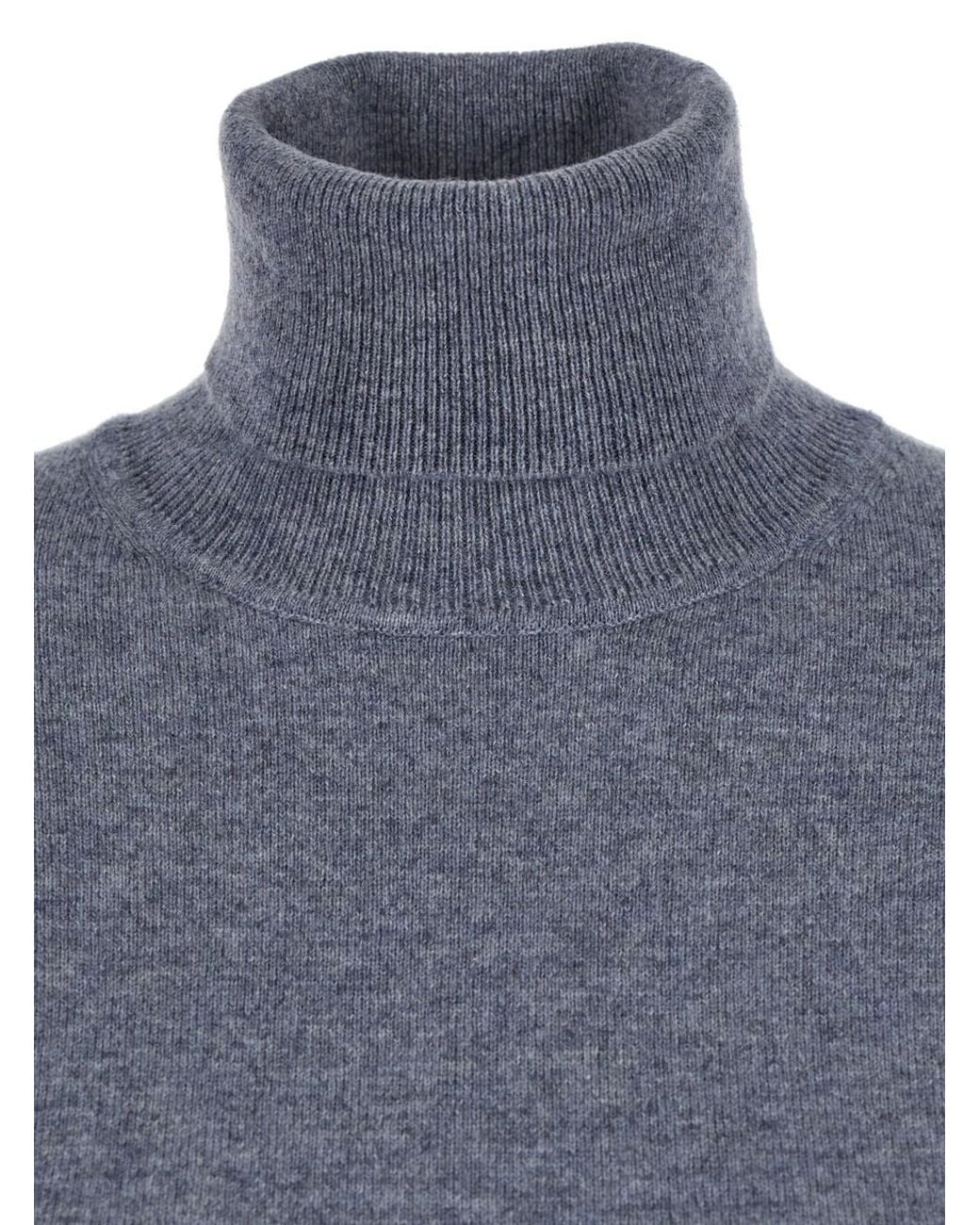 Le Plain Blue Turtleneck