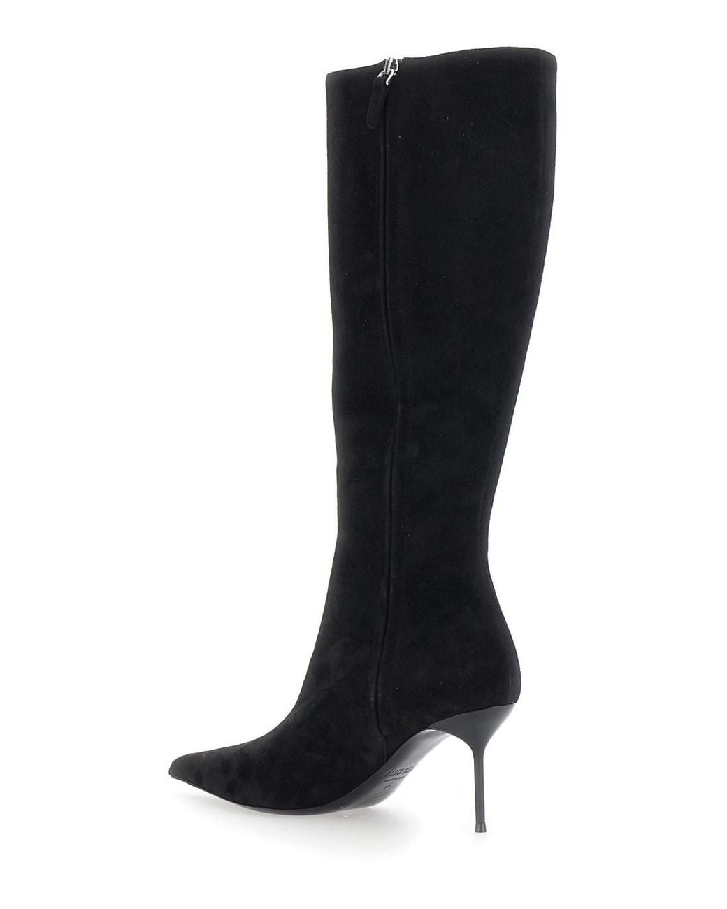 Paris Texas Black Lidia Boot 70 Boots With High Heel And Leather Sole