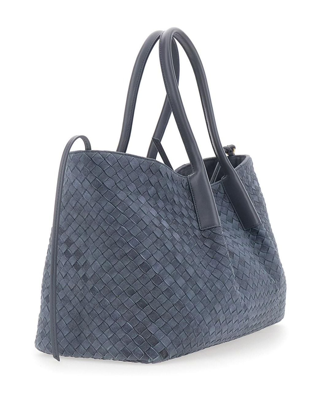 Bottega Veneta Blue 'Pinacoteca' Shoulder Bag With Drawstring Closure