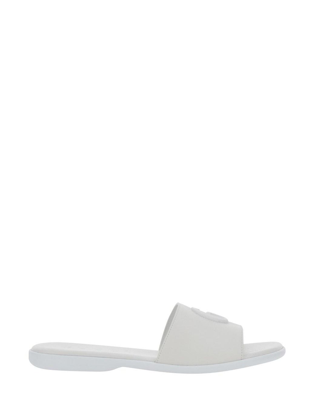 Gucci White Vitto Sandal Leather Nappa Farah