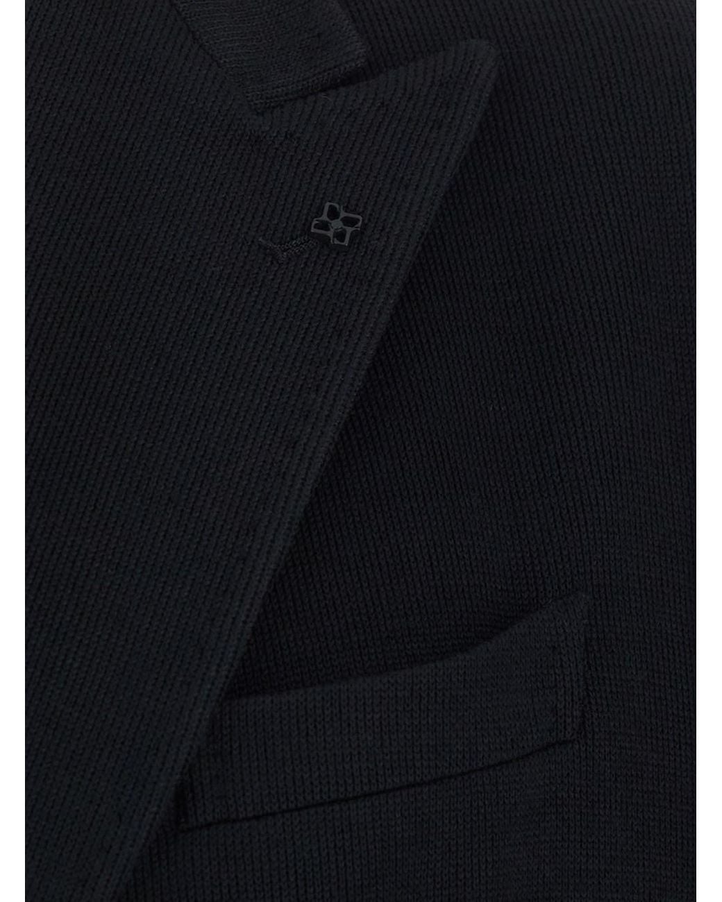 Tagliatore Blue Monte Carlo Double-Breasted Jacket With Revers For Me for men