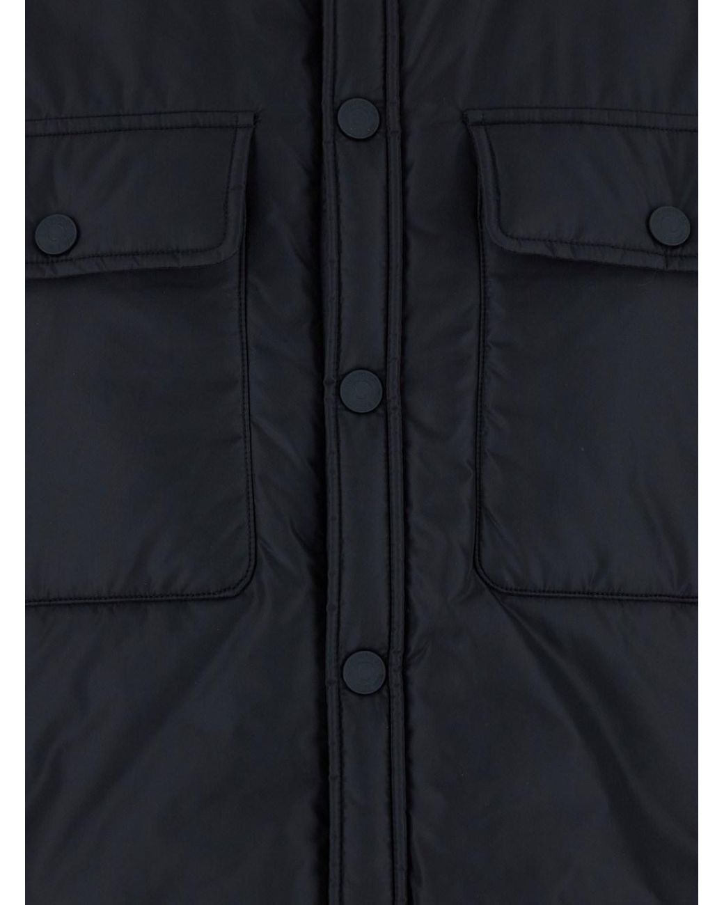 DSquared² Blue Jacket With Classic Collar And Logo Print On The Rear for men