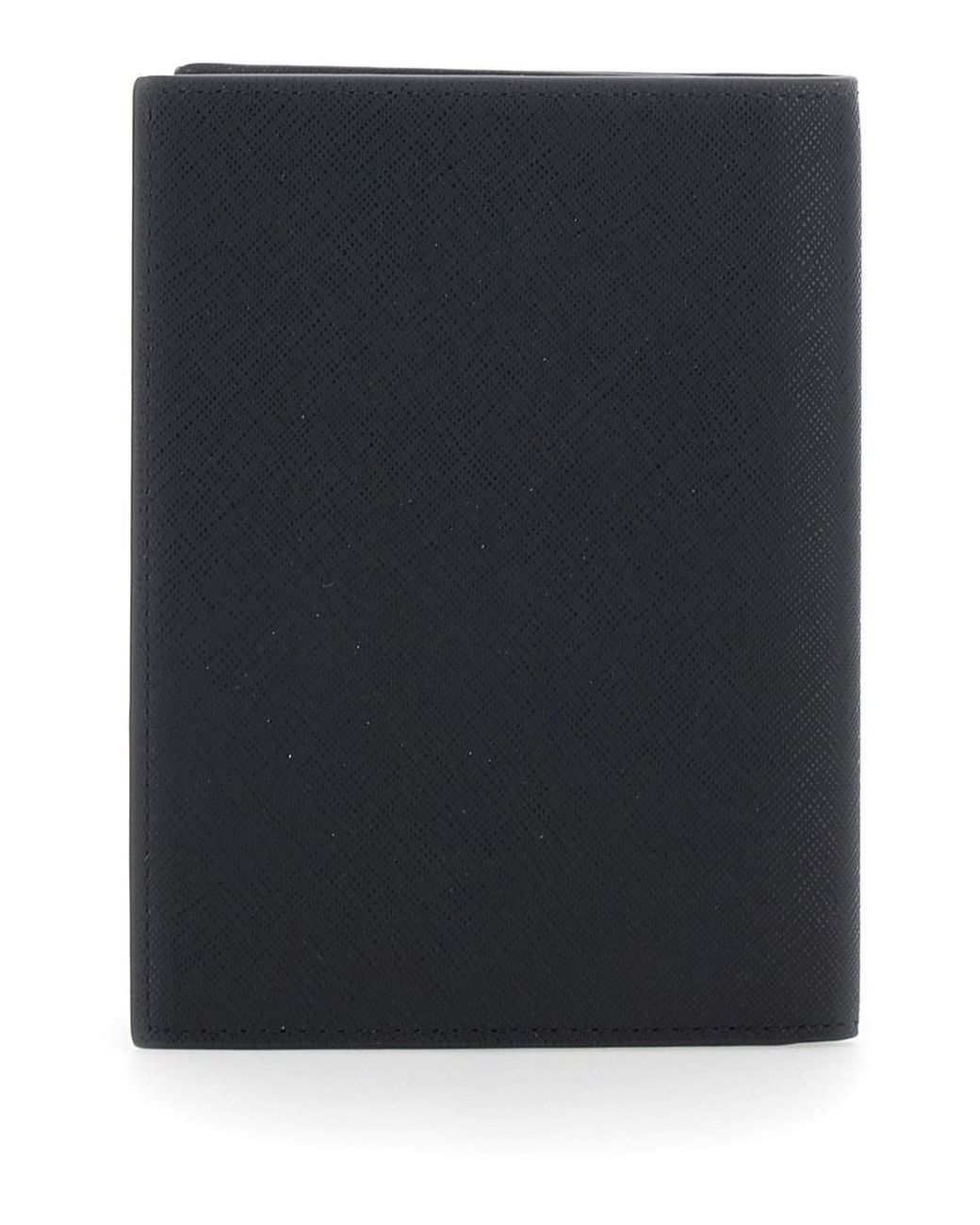 Emporio Armani Black Cardholder Tech Fabric Polyurethane Accessory for men