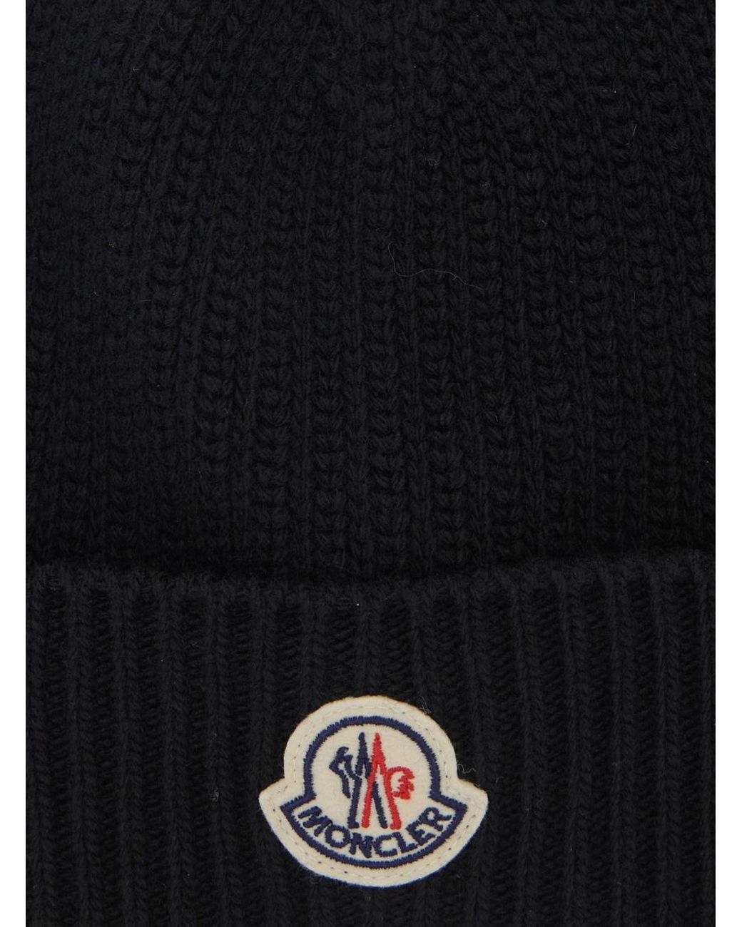 Moncler Black Hat for men