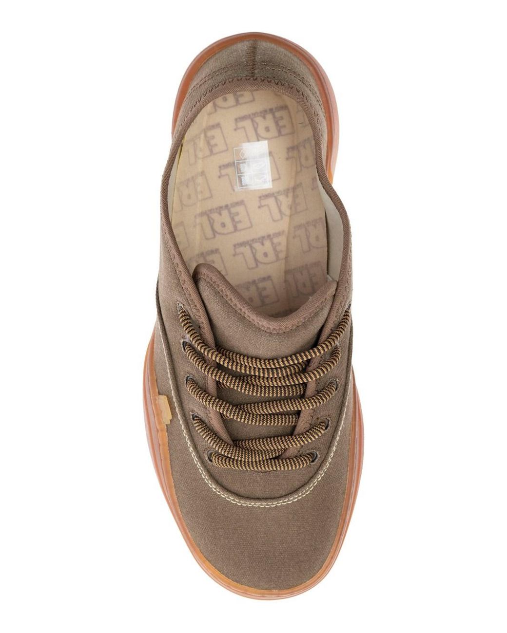 ERL Brown Low Top Sneaker Low Skate for men