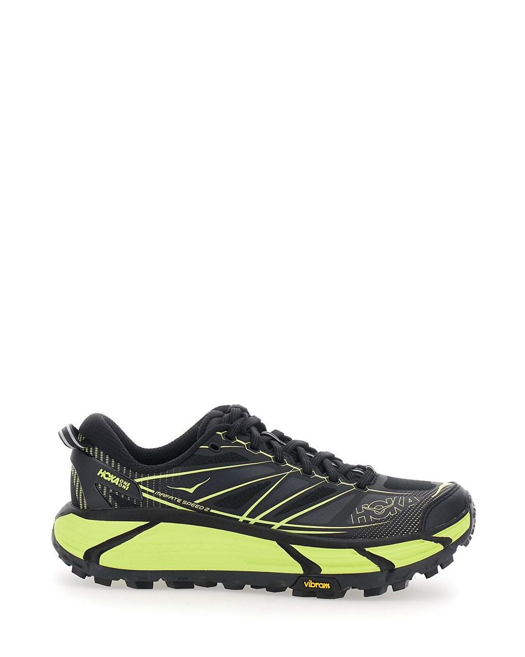 Hoka One One Green 'Mafate Speed 2' Sneakers