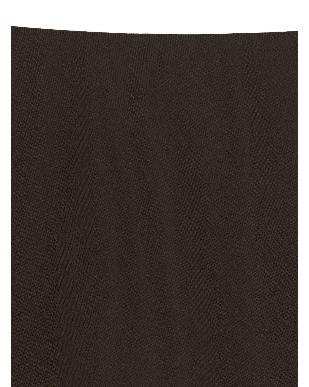 Brunello Cucinelli Black A-Line Midi Skirt