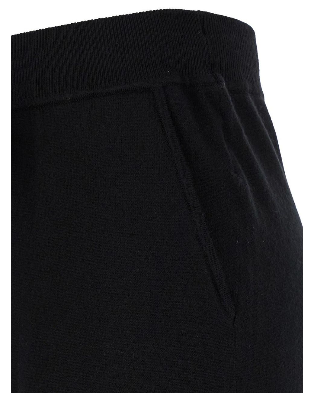 P.A.R.O.S.H. Black Relaxed Pants With Drawstring