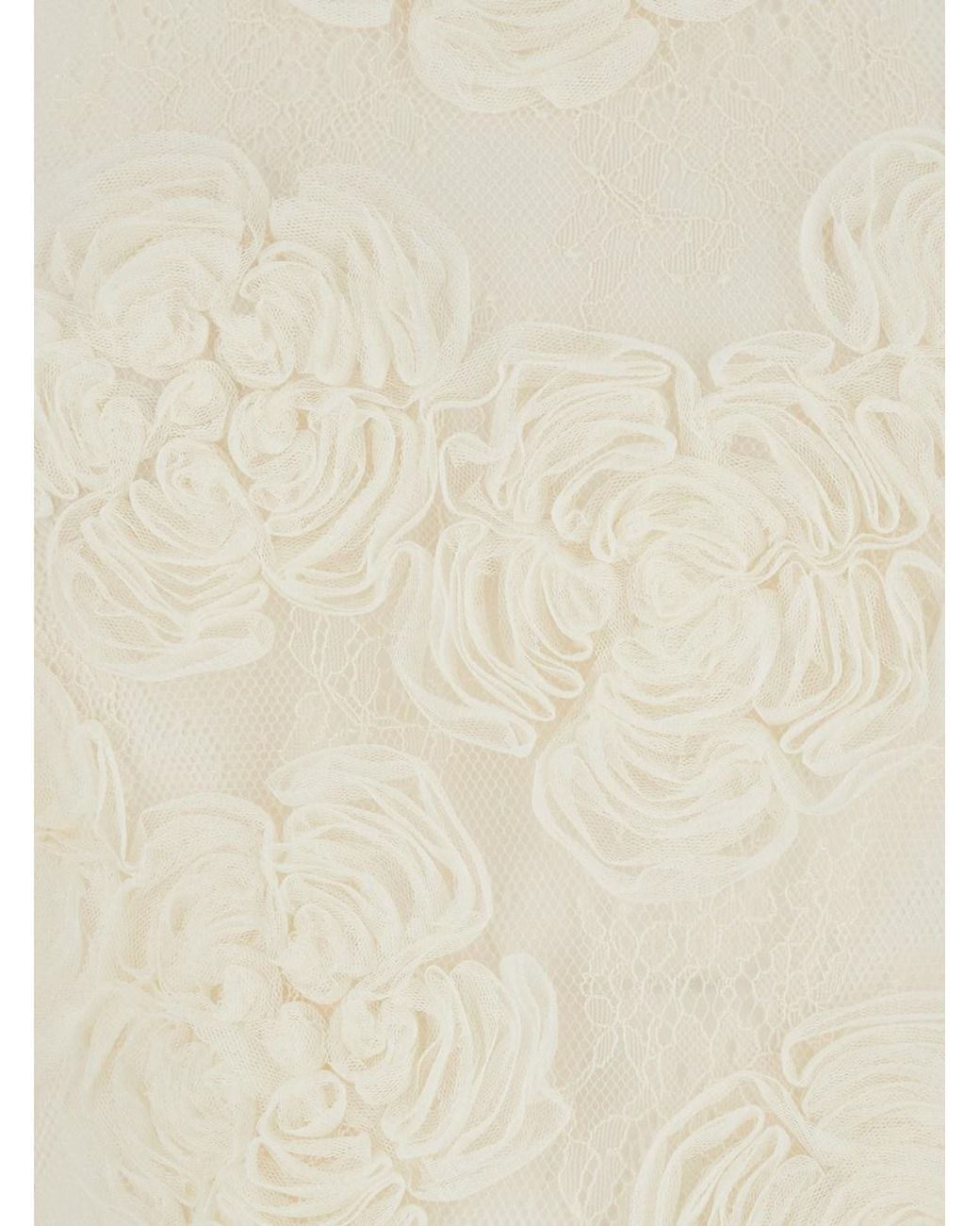 ROTATE BIRGER CHRISTENSEN White Dress Tech Fabric Polyamide