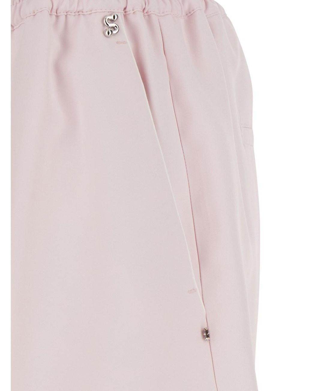 Sportmax Pink Shorts 'Spxcrespo' With Pockets And High Waist